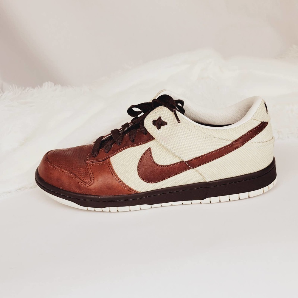 Nike Dunk Low Premium Light British Tan Hemp Rare Sneakers Size 11.5‎